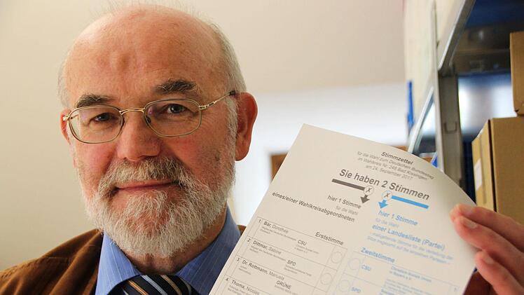 Ludwig Büchner ist bei der Stadt Bad Kissingen für die Organisation der Wahl verantwortlich. Foto: Benedikt Borst