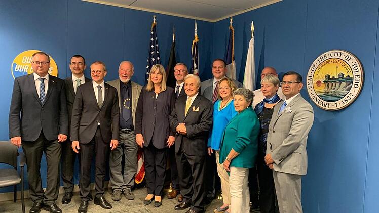 Die Coburger Delegation in Toledo (Ohio) Foto: Stadt Coburg