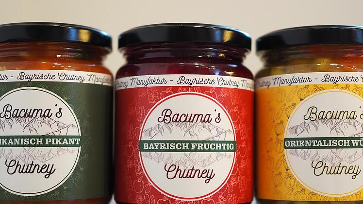 Derzeit ist Bacuma's Chutney in drei Sorten erhältlich. Eine vierte Sorte ist geplant.