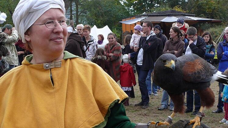 Die Falkner waren ein Publikumsmagnet