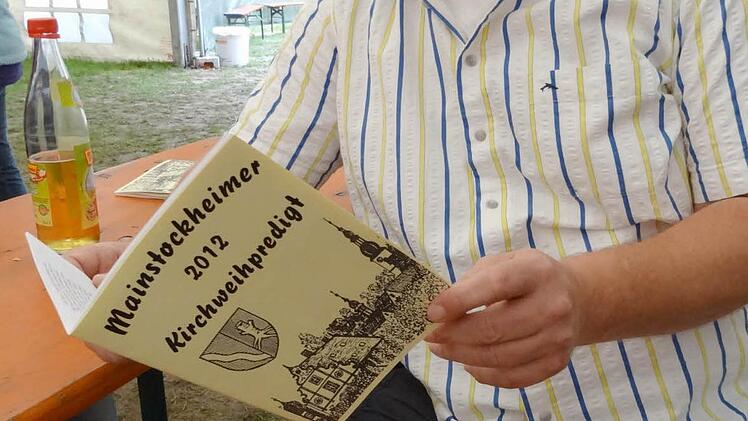 Seit 24 Jahren schreibt Holger Lenz die Kirchweihpredigten für die Mainstockheimer Burschenschaft.