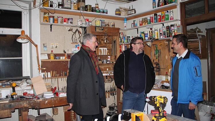 Die alte Werkstatt von Ottmar Krug möchten die Hohmanns am liebsten erhalten. Foto: Ulrike Müller