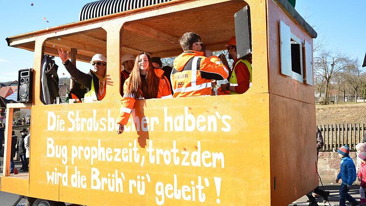 Faschingsumzug in Katzenbach und Lauter. Foto: Björn Hein