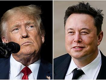 Musk bei Auftritt Trumps Musk bei Auftritt Trumps