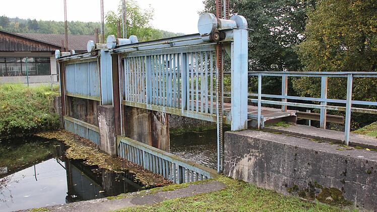 Die Flusssperre im Tettaubach Foto: Friedwald Schedel
