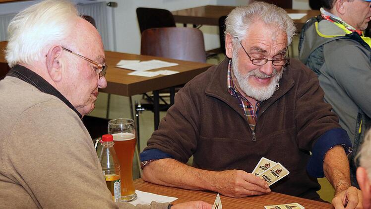 Eindrücke vom Schafkopf-Turnier in Münnerstadt. Dieter Britz
