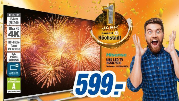 expert Höchstadt feiert einjährigen Geburtstag - und alle Kunden feiern mit! Bild: expert Höchstadt