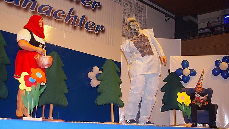 "Die Stadelmanns" zeigten die wahre Geschichte vom "Rotkäppchen und der böse Wolf".