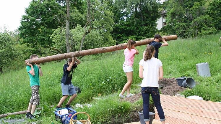 Mächtig ins Schwitzen kamen die Gymnasiasten in den letzten Wochen.