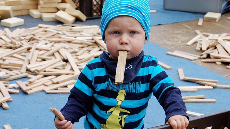 Auch für die kleinsten Besucher der Zelttheaterwoche gab es Interessantes.