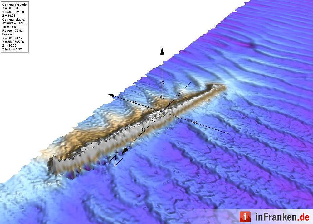 Seabed Scanning for East Anglian windfarm reveals Uncharted WWI G