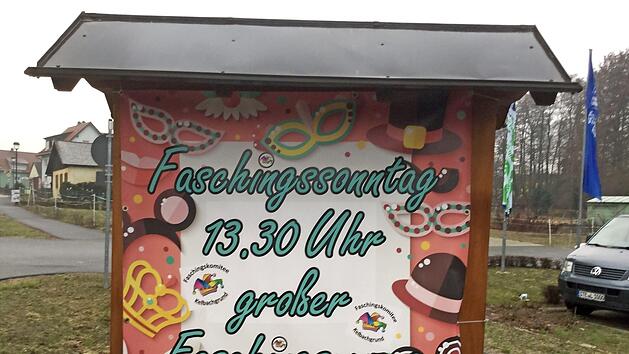 Der Countdown f&uuml;r den Faschingsumzug im Kelbachgrund, den gr&ouml;&szlig;ten Umzug am Obermain, l&auml;uft bereits. Foto: Heinrich Kunzelmann