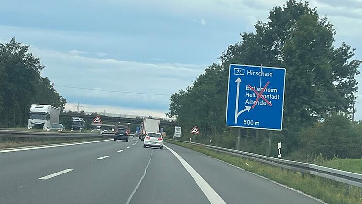 A73-Ausfahrt Buttenheim dicht: Monatelange Bauarbeiten&nbsp;&ndash; das ist der Zeitplan