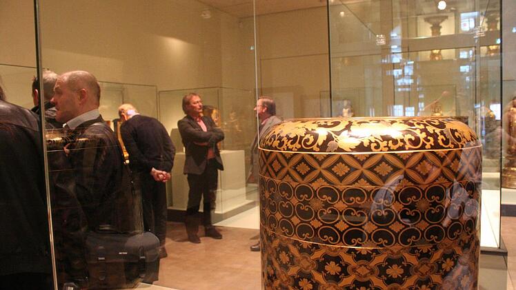 Pressekonferenz im Knauf-Museum am Donnerstagnachmittag in Iphofen. Foto: Sabine Paulus