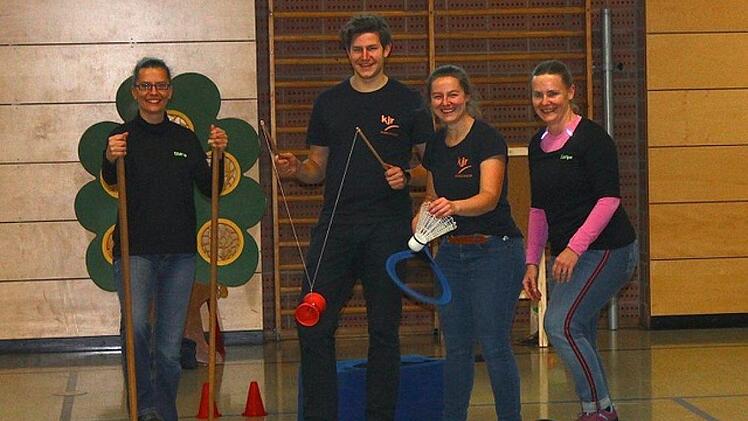 Auch Geschicklichkeit war gefragt auf dem ersten Pretzfelder Spieletag. Foto: Diana K&ouml;nitzer