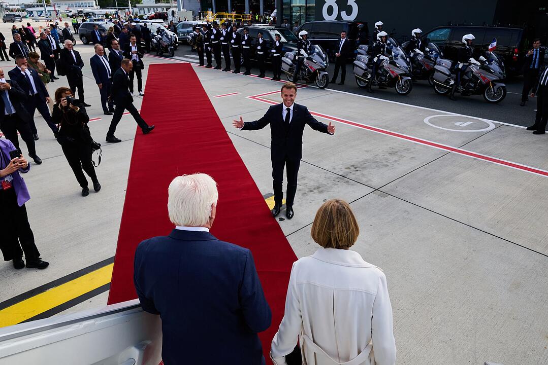 Bundespr&auml;sident Steinmeier in Frankreich
