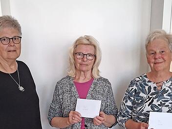 Monika Metz (von links), Luitgard Wehner, Ulrike Herold
