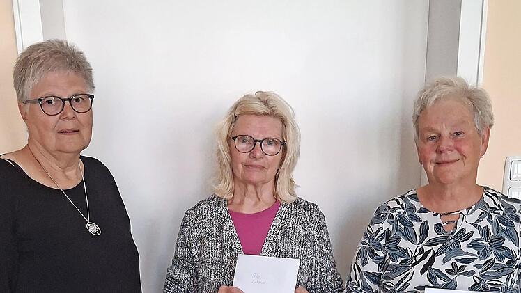 Monika Metz (von links), Luitgard Wehner, Ulrike Herold
