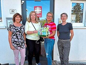 Unser Bild zeigt (von links) Gerlinde Metz, Gudrun Langend&ouml;rfer, Kristina St&uuml;rmer und Gabi Smith.