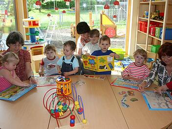 In Windheim wurde in der vergangenen Woche das "Zwergstüberl" eingeweiht. Die Kinderkrippe wurde am Kindergarten St. Nikolaus angebaut. Zehn Plätze stehen für zur Verfügung. Foto: Veronika Schadeck