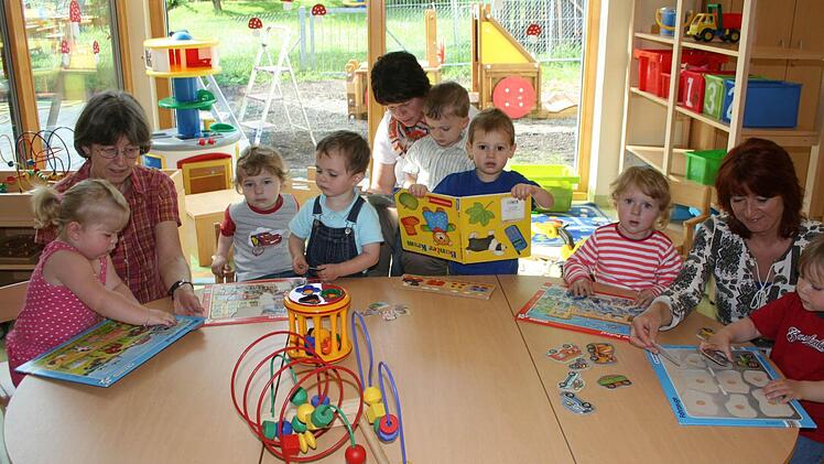 In Windheim wurde in der vergangenen Woche das "Zwergstüberl" eingeweiht. Die Kinderkrippe wurde am Kindergarten St. Nikolaus angebaut. Zehn Plätze stehen für zur Verfügung. Foto: Veronika Schadeck