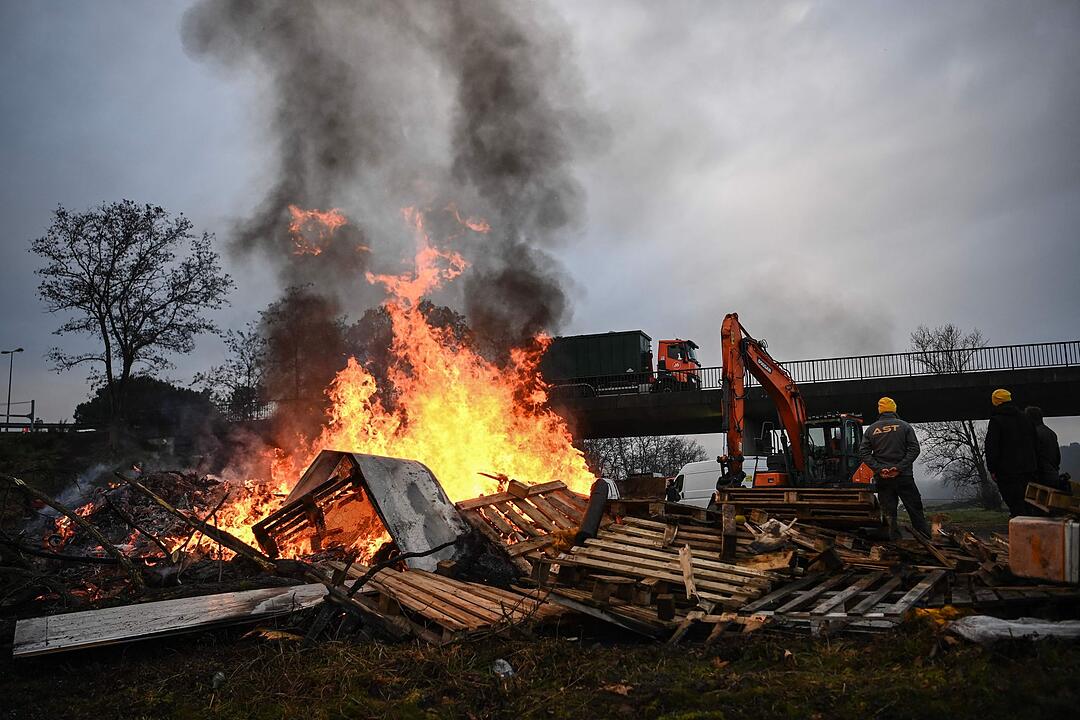 Landwirte protestieren in Frankreich