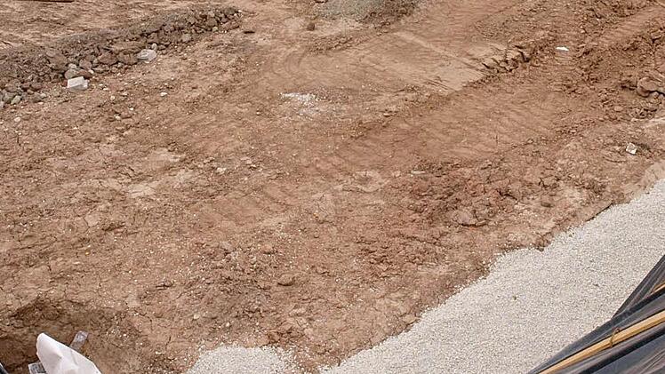 Die Baugrube der Angersporthalle in Coburg. Foto: Christoph Winter