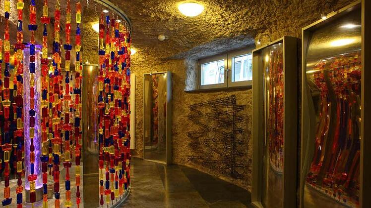 Die Glashöhe im Europäischen Flakonglasmuseum in Kleintettau Fotos: Veronika Schadeck