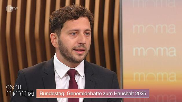 Felix Banaszak sprach im ZDF-Moma &uuml;ber das prognostizierte Haushaltsloch.