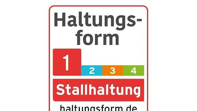 Dieses Logo gibt künftig Auskunft über die Herkunft des Fleisches. Foto: Tierwohl/dpa