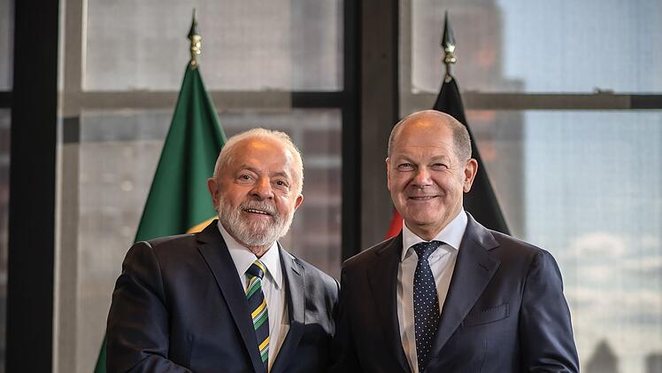 Olaf Scholz und Luiz Inácio Lula da Silva
