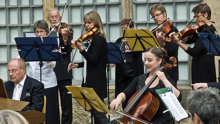 Impressionen von der Serenade mit dem Collegium musicum auf der Veste CoburgFoto: Jochen Berger