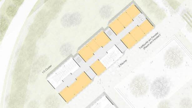 Entwürfe zum BBZ. Foto: Gunther Benkert