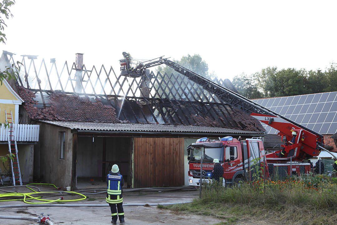 Weidenbach: Scheune gerät in Brand – hoher Schaden