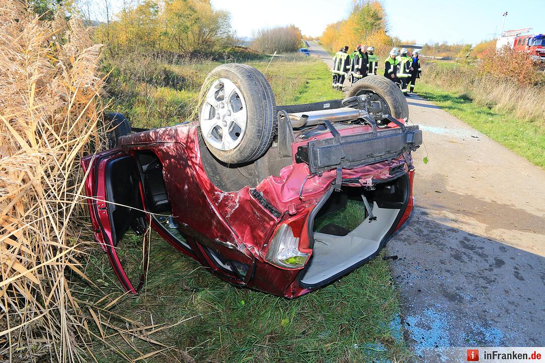 Schwerer Unfall auf der A70 bei Oberhaid