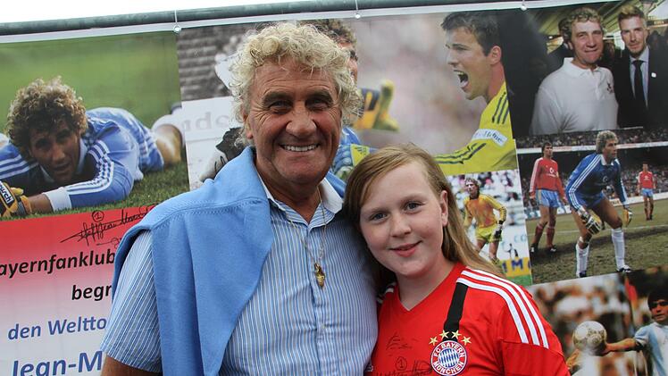 Luisa Ehrhardt und Jean-Marie Pfaff.  Foto: Veronika Schadeck