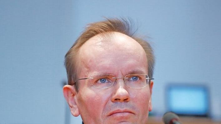 Gab sich verschlossen: Wirecard-Ex-Chef Markus Braun  Foto: Fabrizio Bensch/Reuters Images Europe, dpa