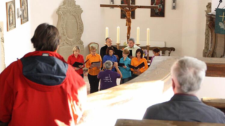 Für den Besuch wurde der Trinitas-Chor reaktiviert. Foto: Ralf Ruppert