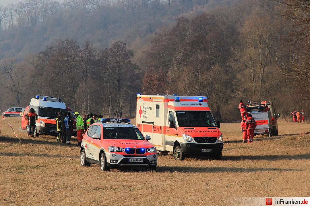 Kreis Bad Kissingen: Suchaktion nach Eis-Unfall