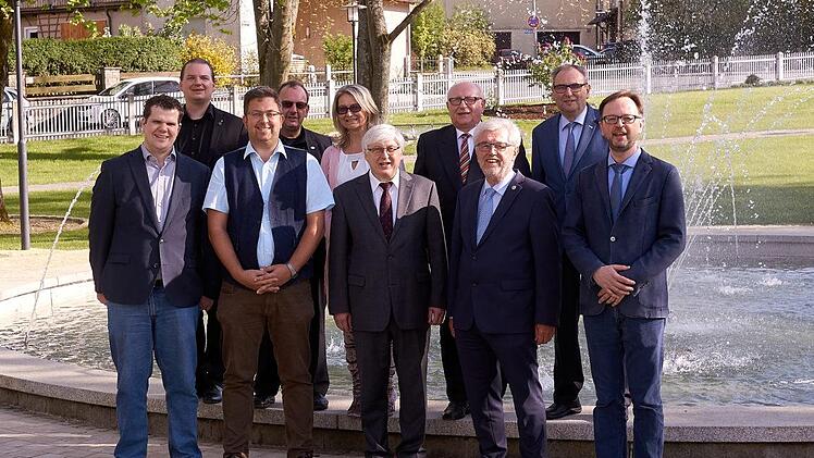 Das neue Präsidium des Fränkischen Sängerbunds Foto: Johannes Marx