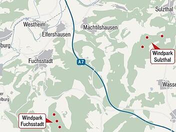 Die Standorte für die sechs geplanten Windräder im Süden des Landkreises sind bereits gerodet.