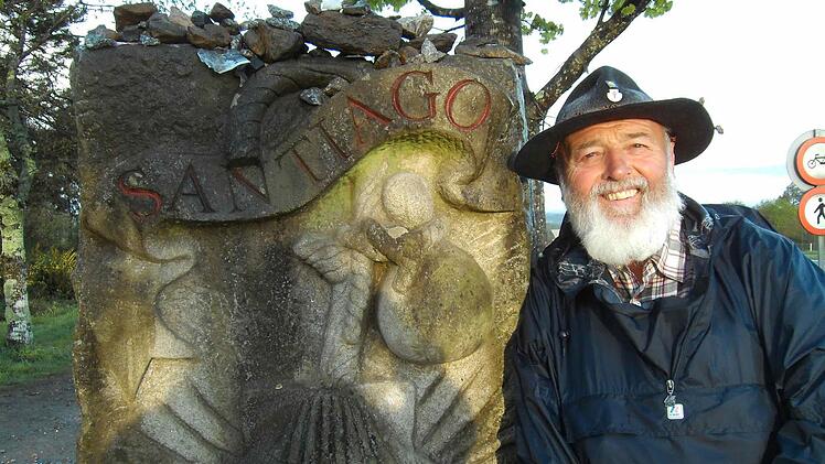 Nach der Ankunft in Santiago de Compostela beschlich Hermann Proksch ein "erhebendes Gefühl". Foto: privat