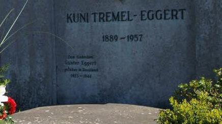 Das Grab Kuni Tremel-Eggerts auf dem Burgkunstadter Friedhof Foto: FT-Archiv