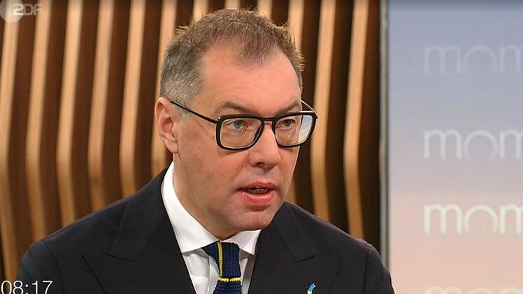 Der ukrainische Botschafter Oleksii Makeiev machte im ZDF-Moma die Position seines Landes in Bezug auf den Friedensplan deutlich.