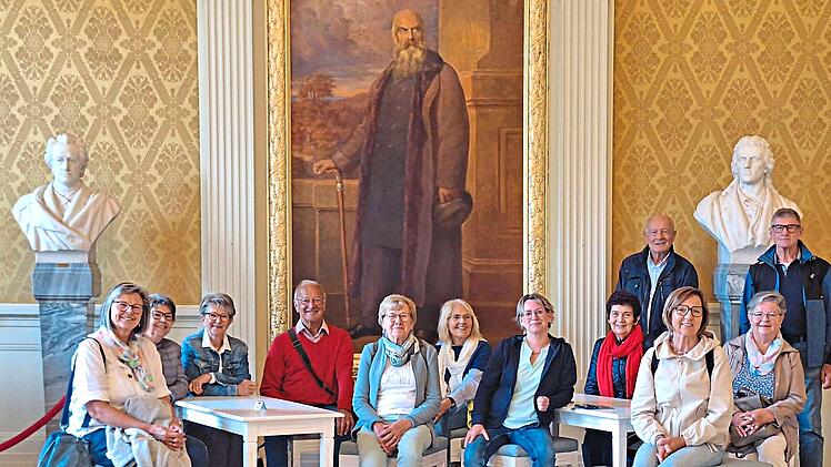 Die Gruppe des Rh&ouml;nklubs Burkardroth. Karin Voll