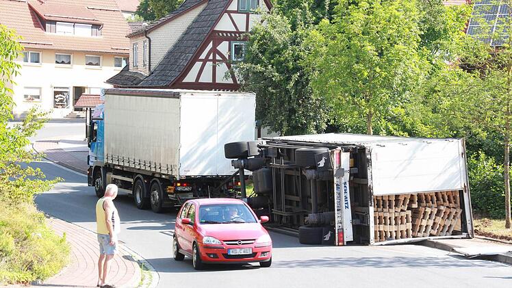 Unfall in Geroda. Foto: Carmen Schmitt