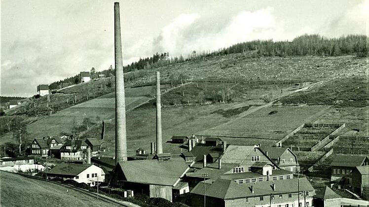 Glashütte Tettaugrund um 1946Repro:  Gerd Fleischmann