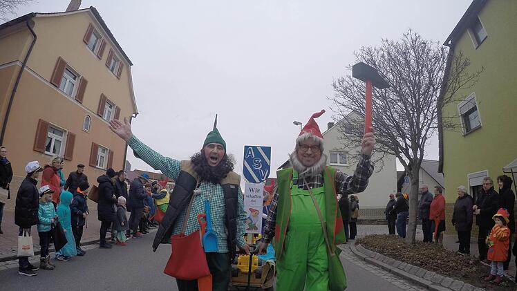 Der Faschingsumzug in Höchstadt war auch 2017 wieder sehr gut besucht. Foto: Christian Bauriedel