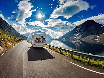 Wohnwagen, Wohnmobil, Camper, Urlaub, Reise