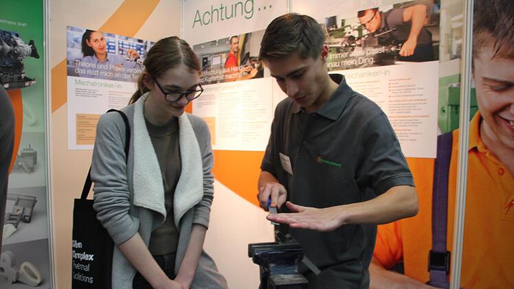 Impressionen von der Ausbildungsmesse in Kronach. Foto: Veronika Schadeck